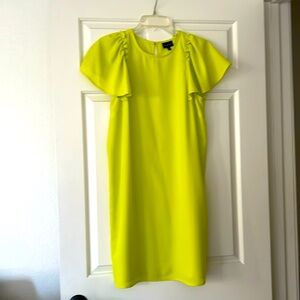 Who Wore What Neon Yellow/Green Size S Dress